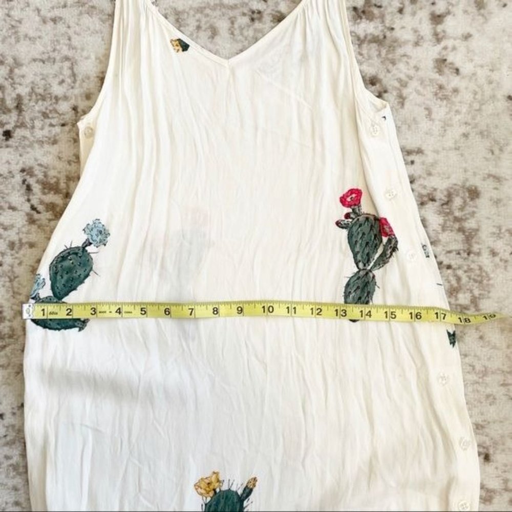 Wildfox Maxi Spaghetti Strap Side Button Slit Boh… - image 7